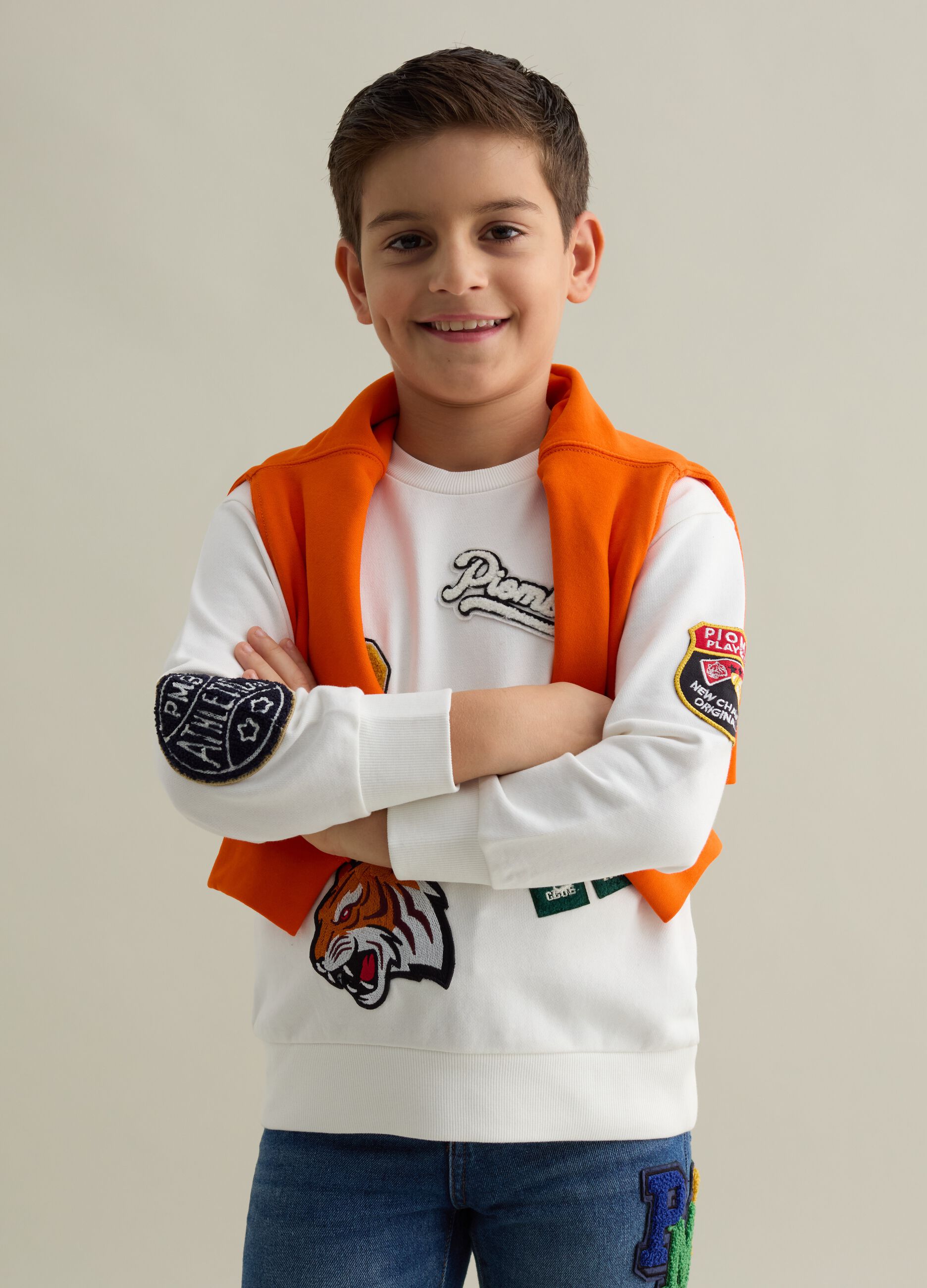 Felpe Bambino Bianco OVS
