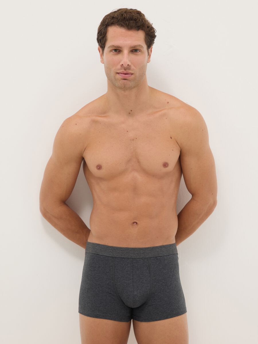 Multipack of regular fit multicoloured cotton stretch boxers_0