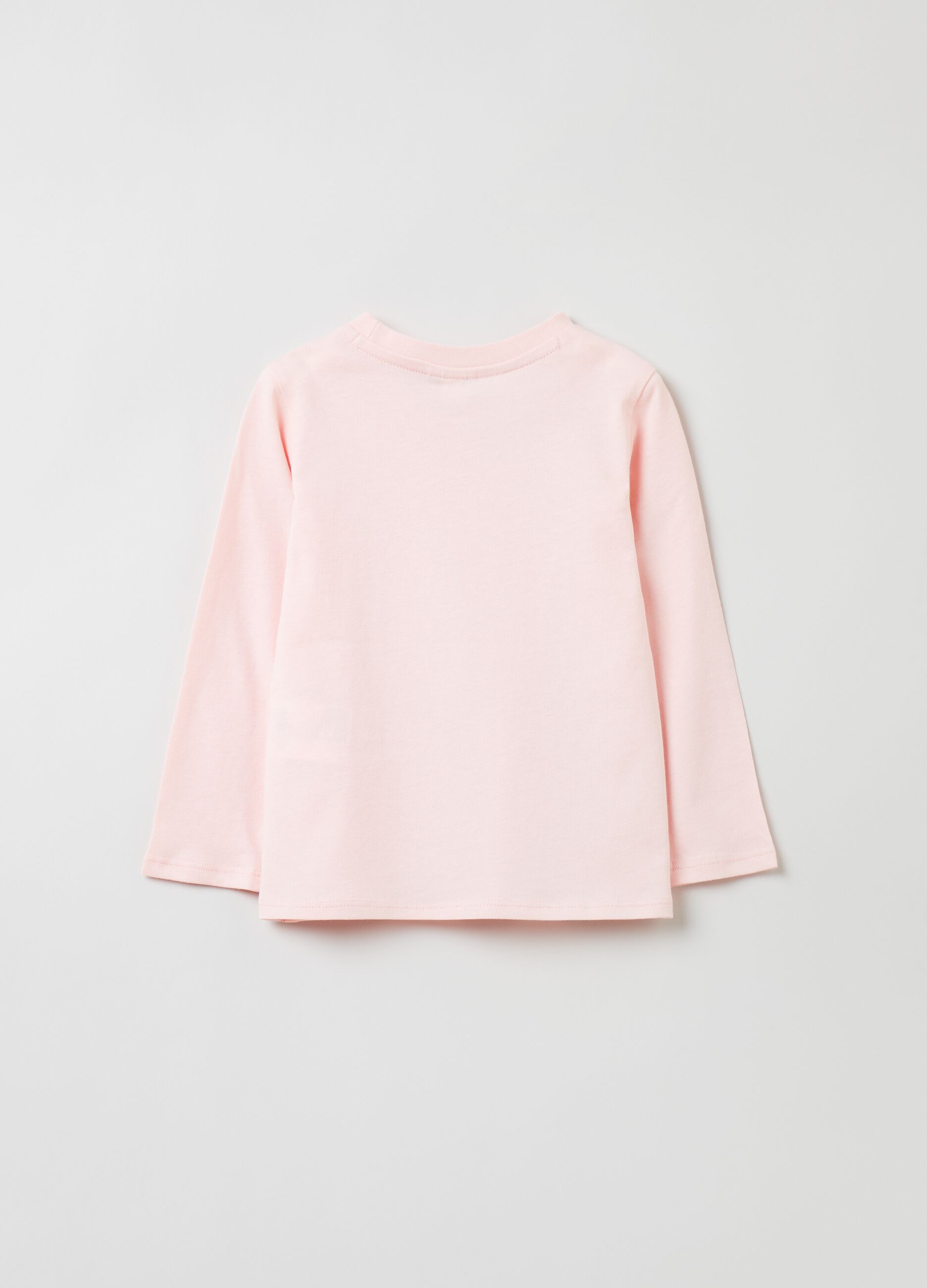 T-shirt a maniche lunghe con stampa_1