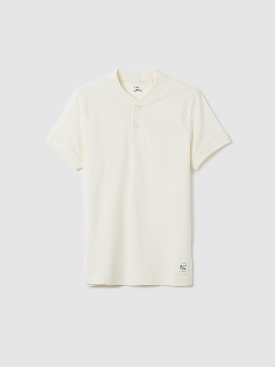 Short Sleeve Polo in Pure Cotton_3