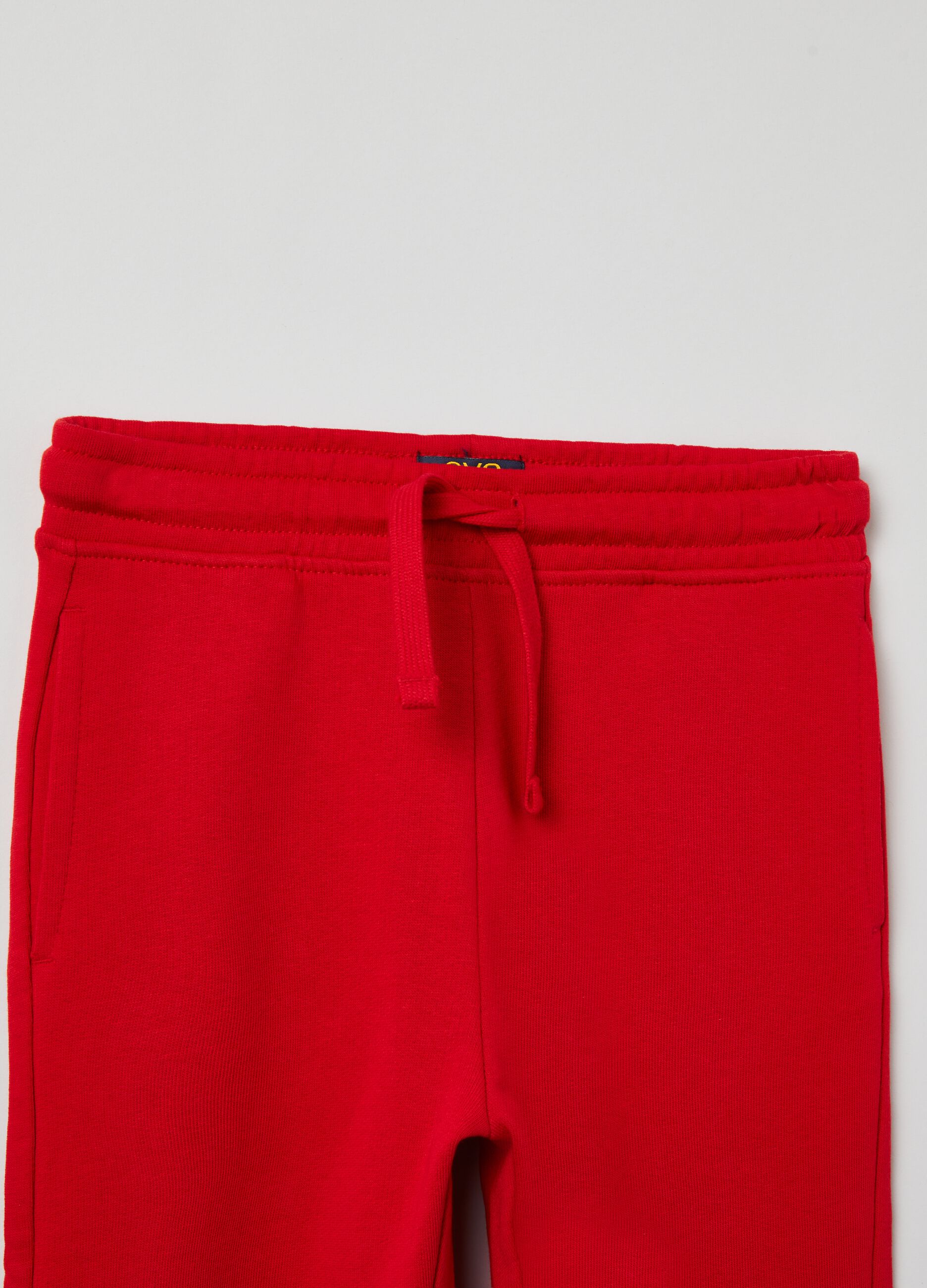 Joggers in felpa con coulisse_2