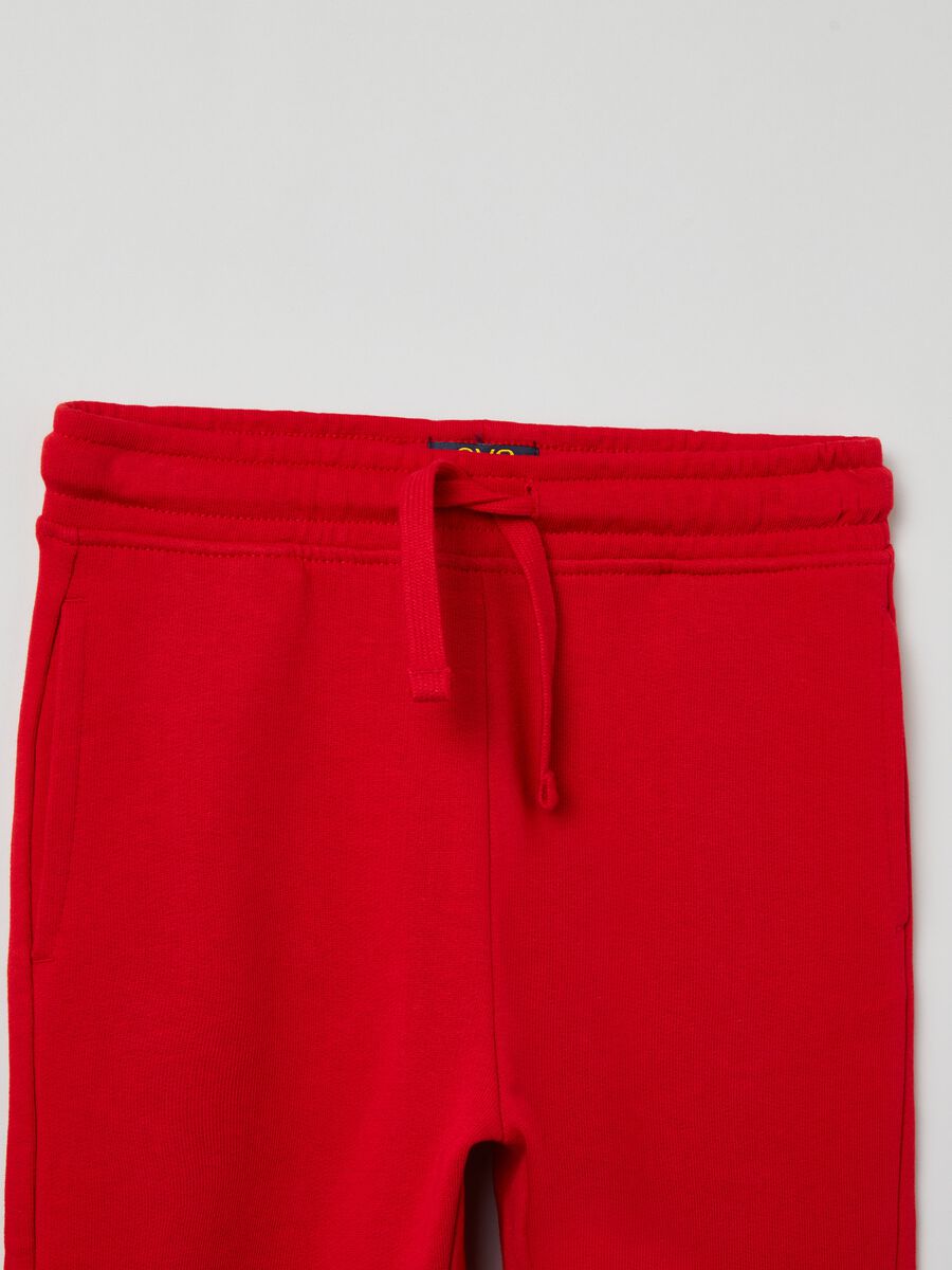 Joggers in felpa con coulisse_2