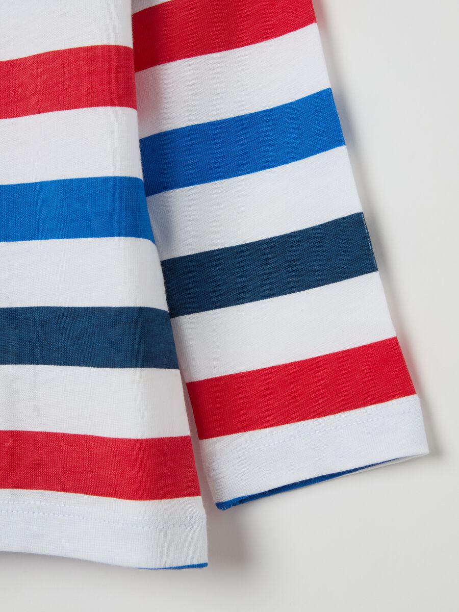 Long-sleeved striped T-shirt with Spidey print_3
