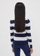Girls&rsquo; multicolour striped viscose-blend boat-neck jumper_1