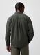 Green cotton-lyocell blend shirt with pockets_3