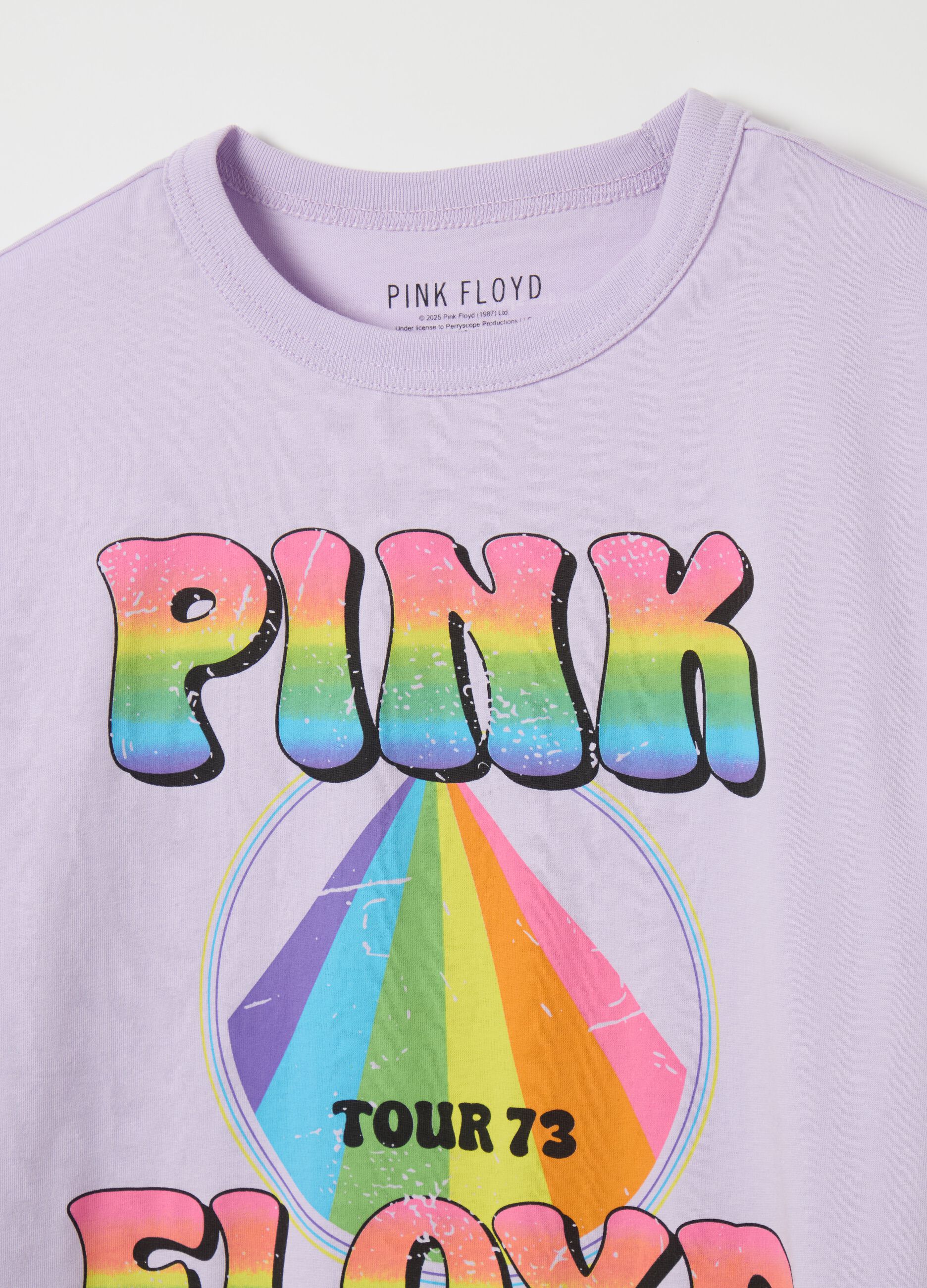 T-shirt with Pink Floyd print