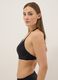 Black stretch bikini top with removable padding_2