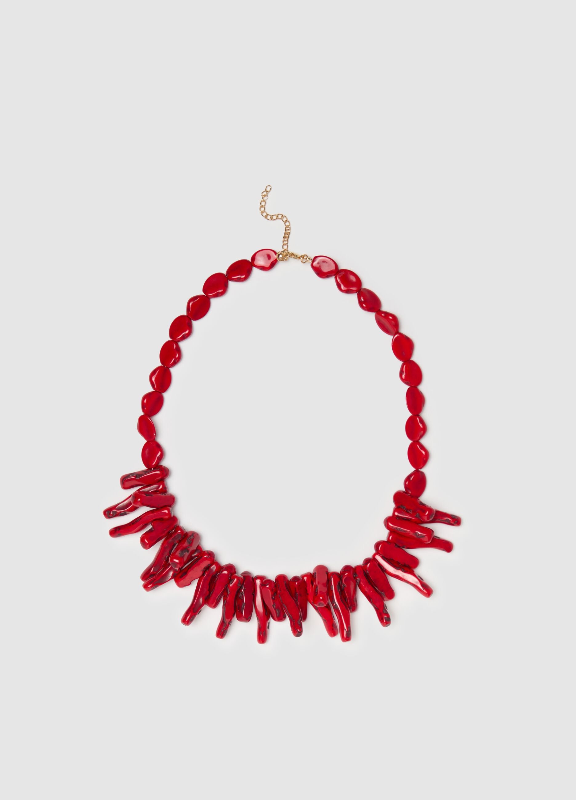 Collana girocollo corallo