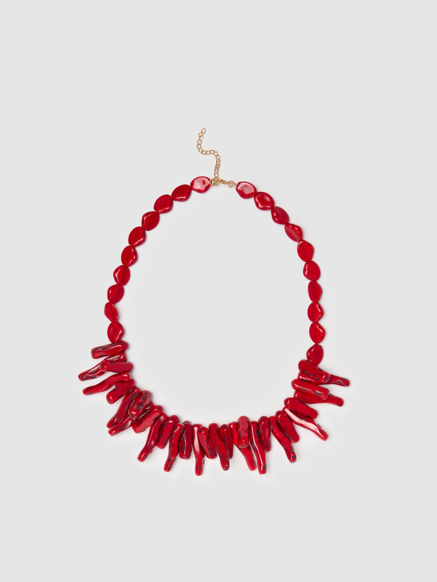 Coral choker_0