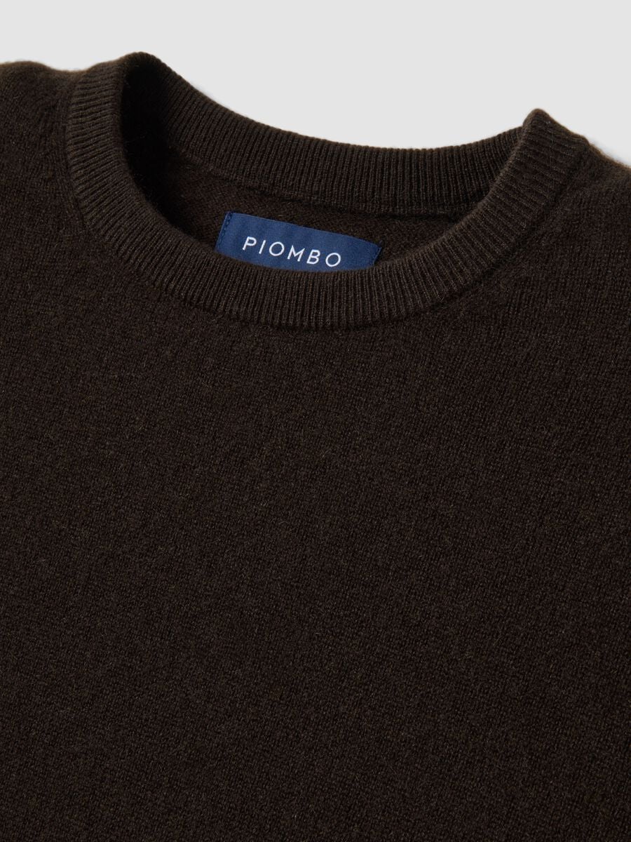 Brown pure cashmere jumper in a regular fit_5