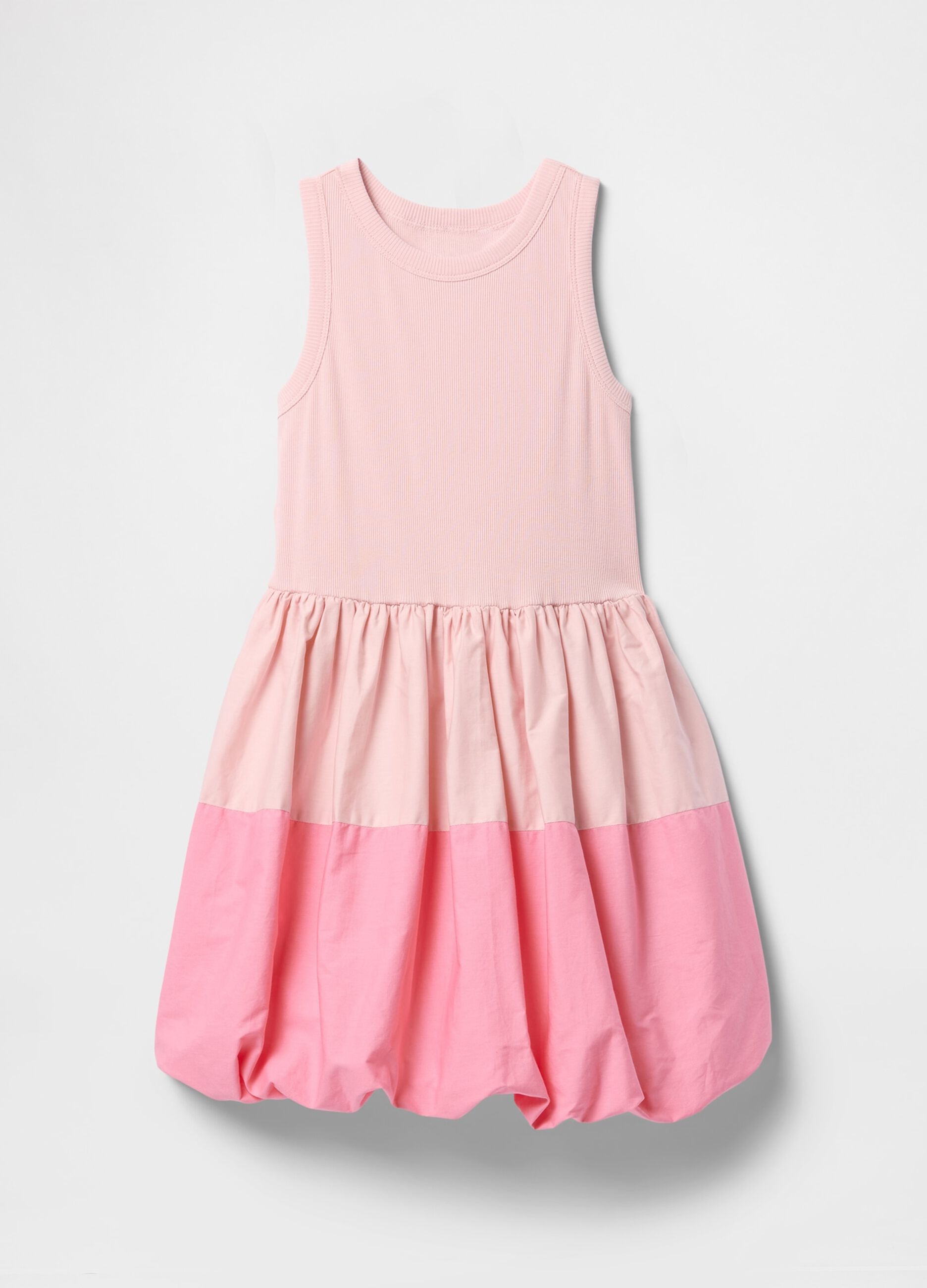 Sleeveless Pink Cotton Dress