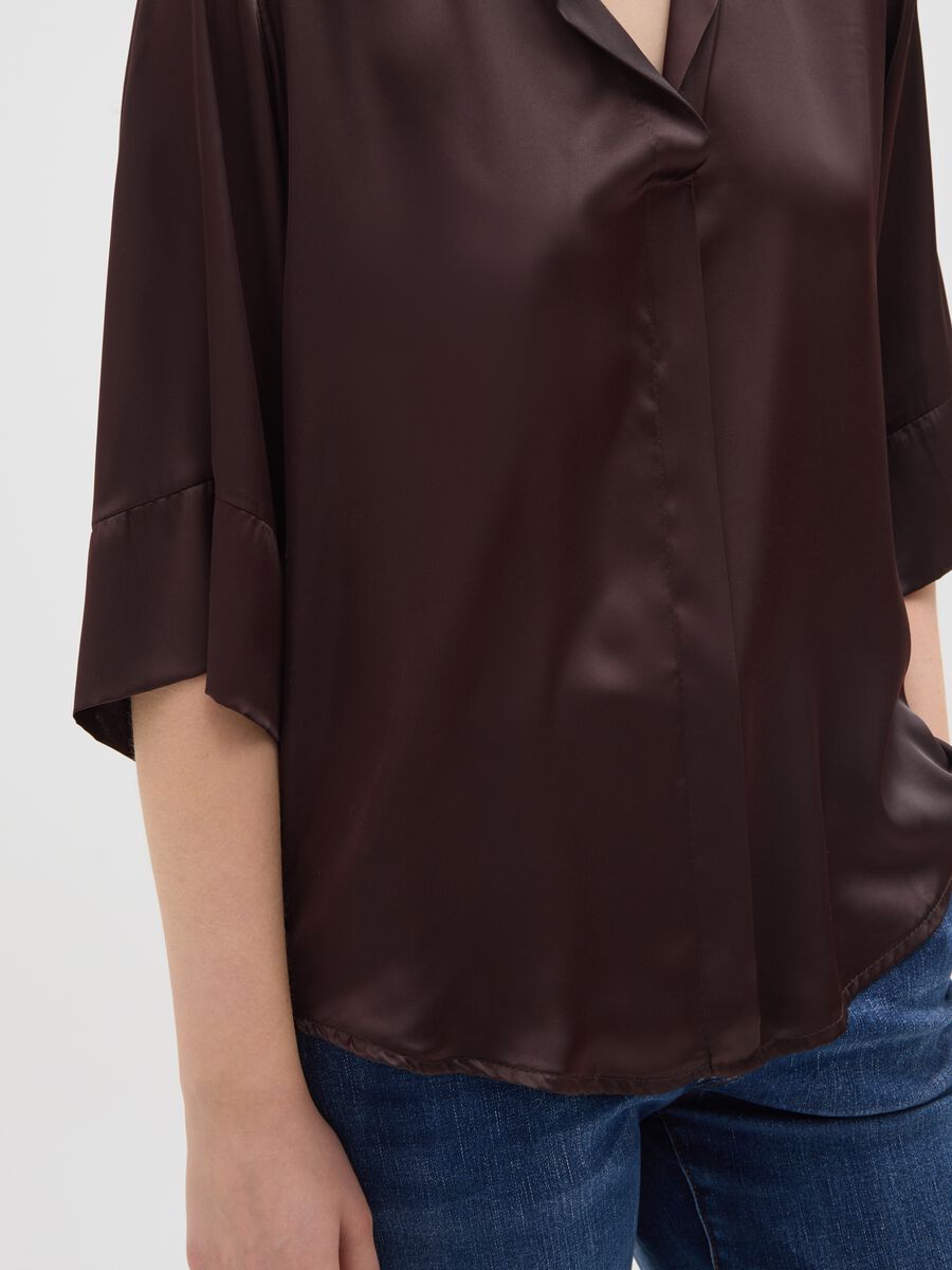 Blusa marrone regular fit_3