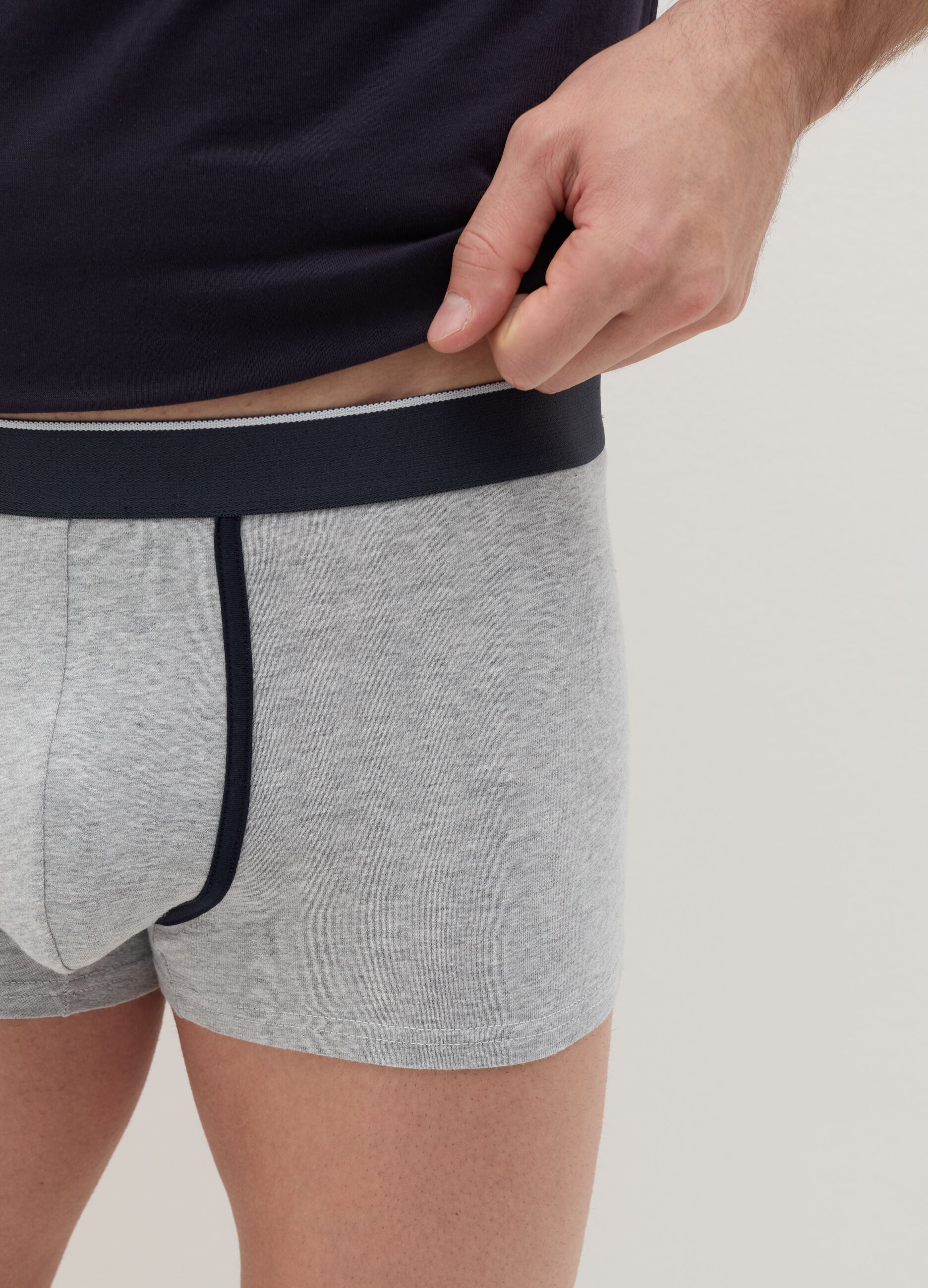 Three-pack stretch cotton boxer shorts