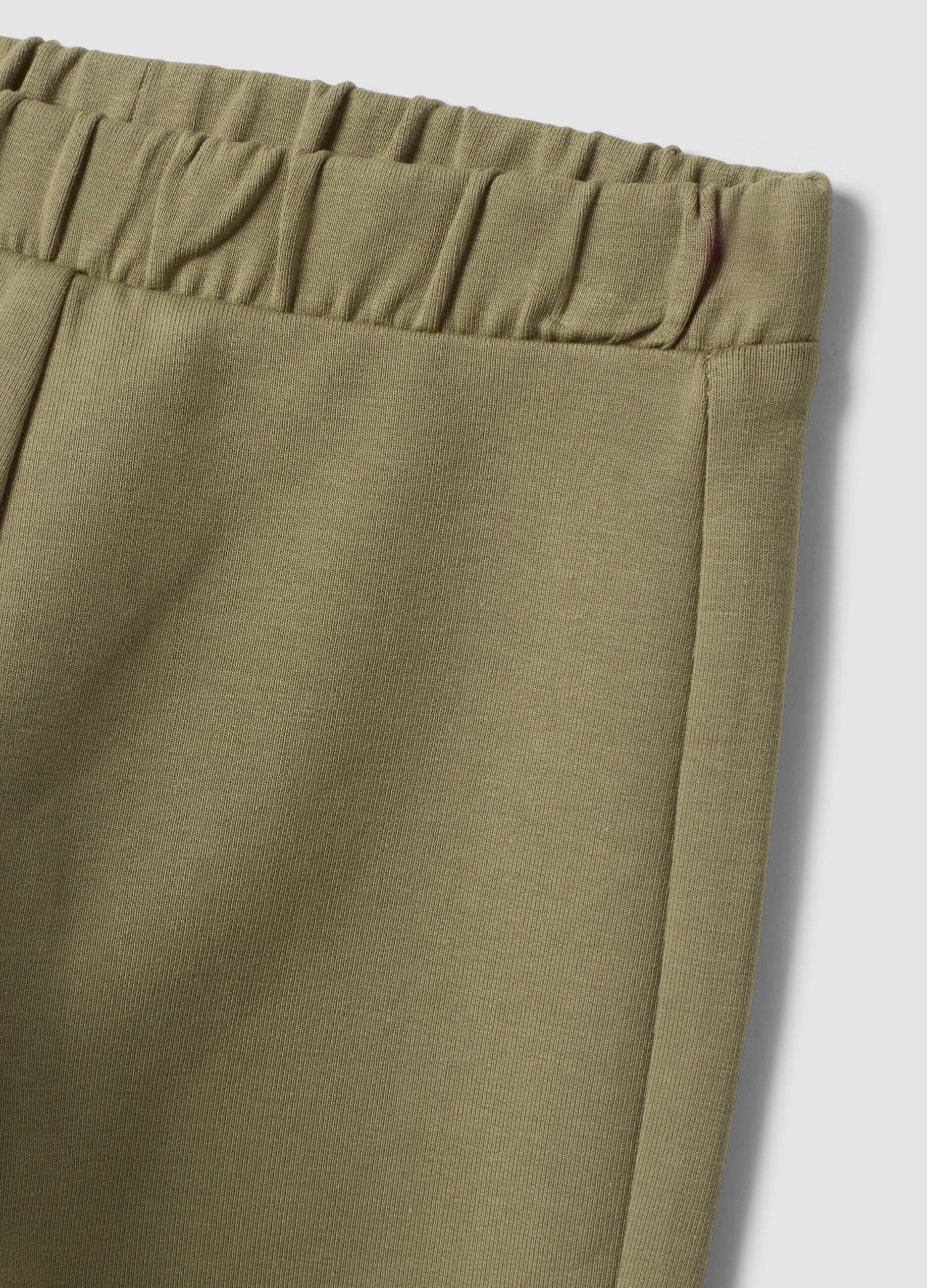 2-pack of multicolour stretch cotton joggers for baby girl