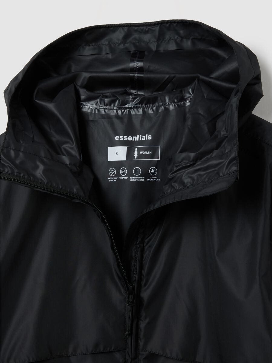 Women's Black Waterproof Jacket_1