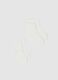 White cotton blend baby girl socks twin pack_0