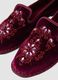 Friulane rosso bordeaux classiche con ricami gioiello_1