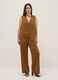 Gilet marrone regular fit con bottoni_1