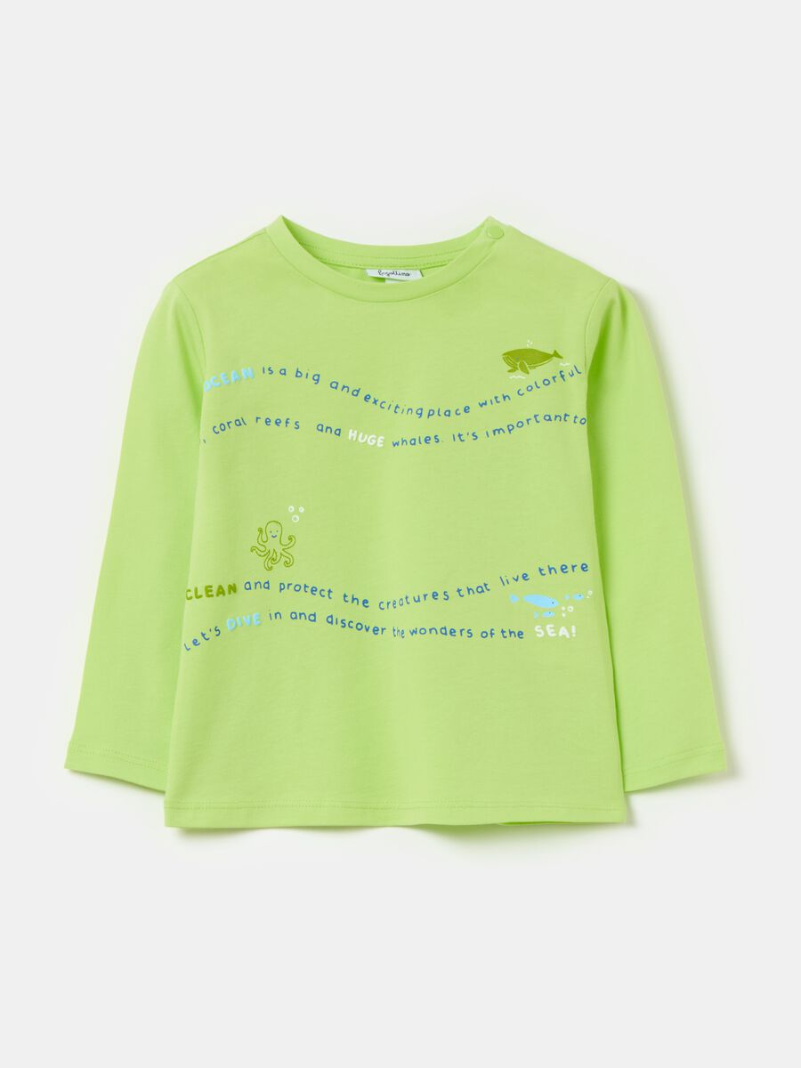 Long-sleeved T-shirt with print_0