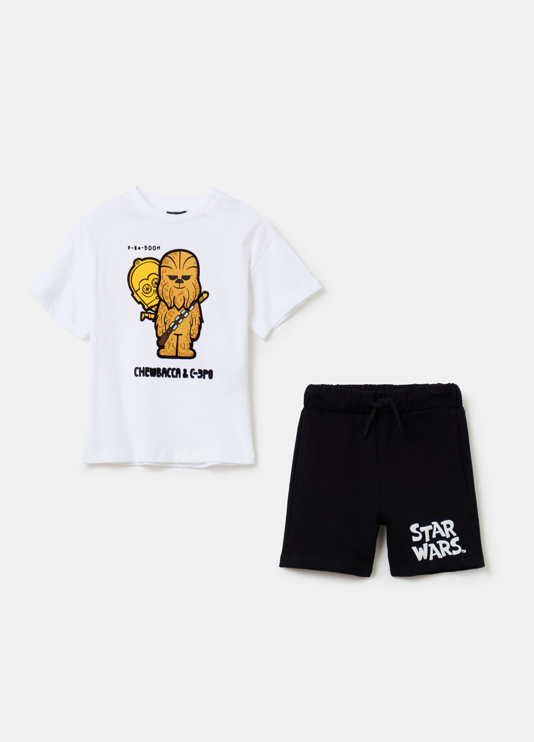 Jogging set with Chewbacca and C-3PO print