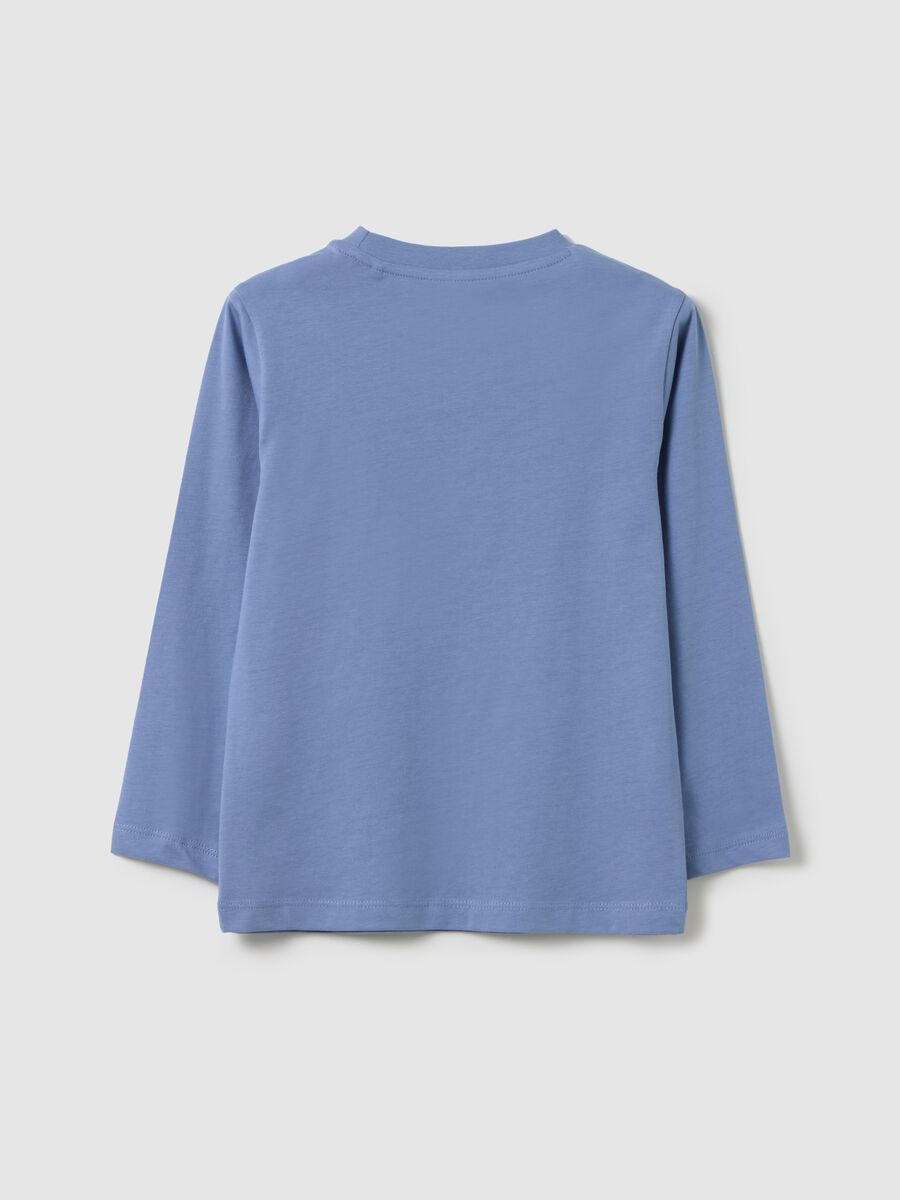 Blue pure cotton children's t-shirt_1