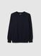 Boys' Pure Cotton Black Regular Fit Sweater_3