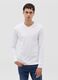 Long-sleeved T-shirt with V neck_1