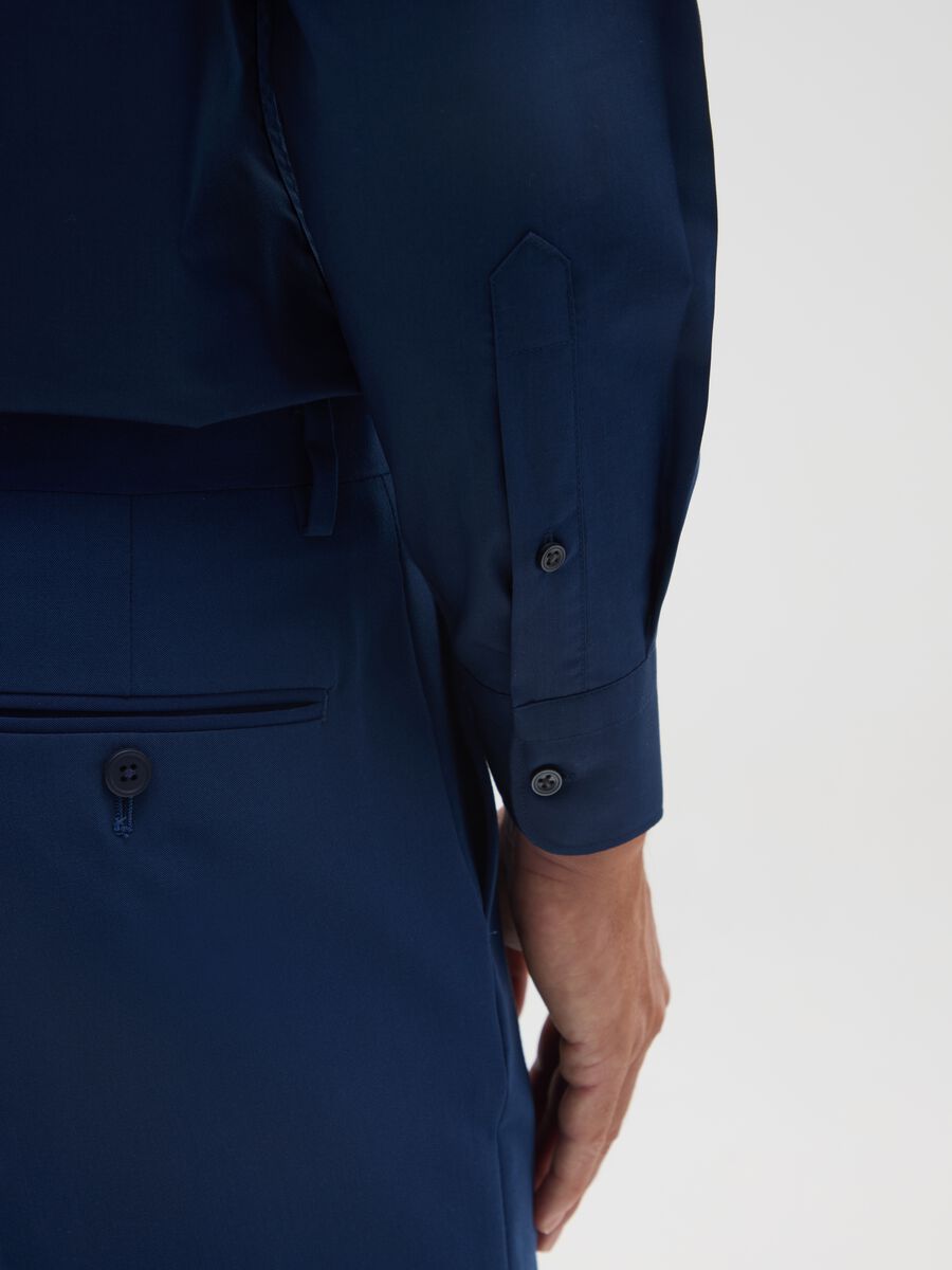Blue regular fit shirt_3