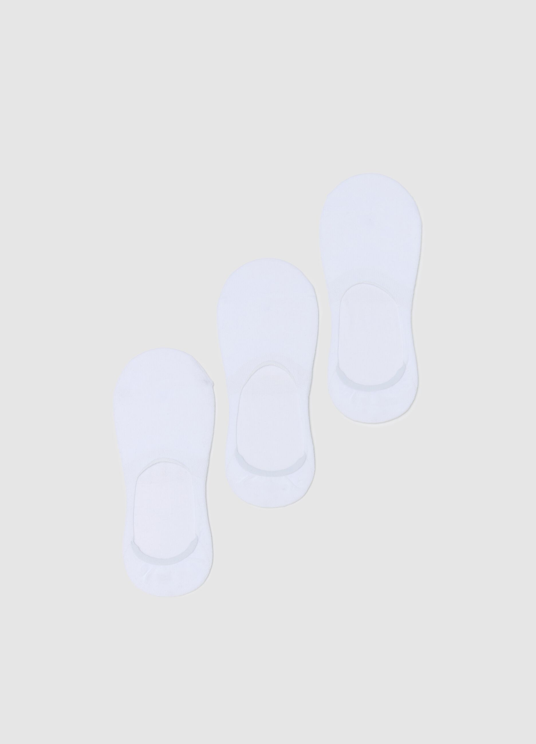 Two-pair pack solid colour shoe liners