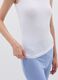 Canotta basic in cotone elasticizzato bianca_1