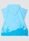 Sky blue pure cotton poncho_1