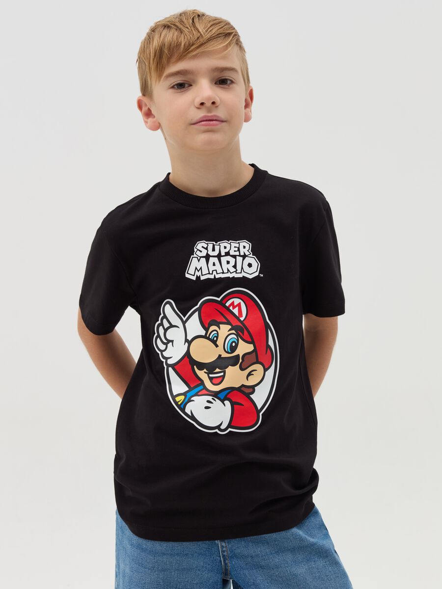 T-shirt in cotone con stampa Super Mario™_0