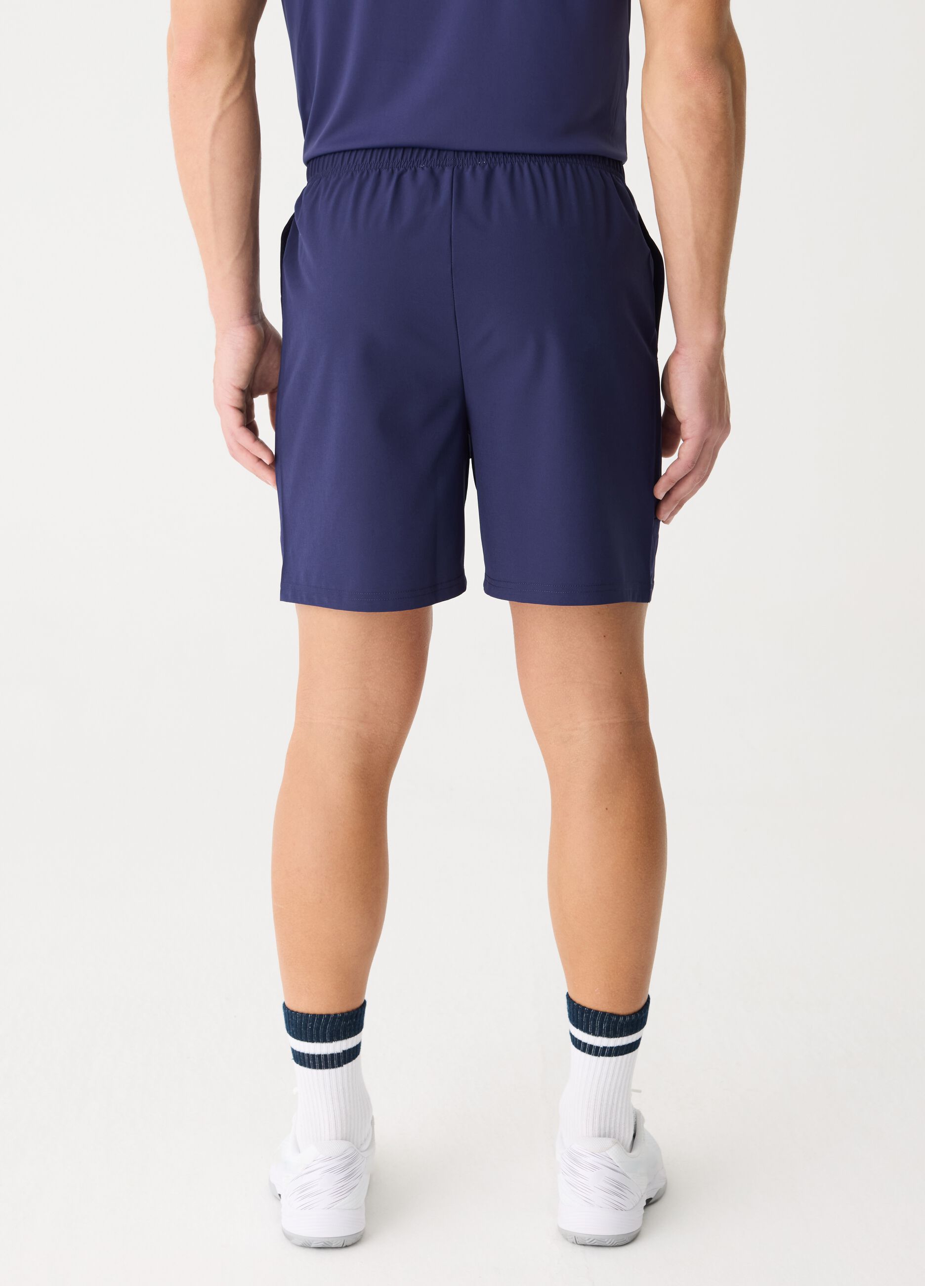 SLAZENGER Bermuda shorts in technical fabric