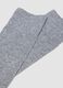 Long grey socks in stretch cotton and linen blend_2