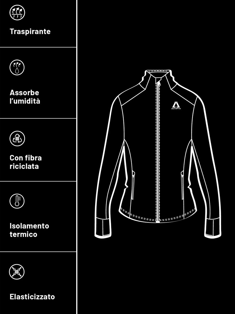 Altavia full-zip sweatshirt with high neck in technical fabric_3