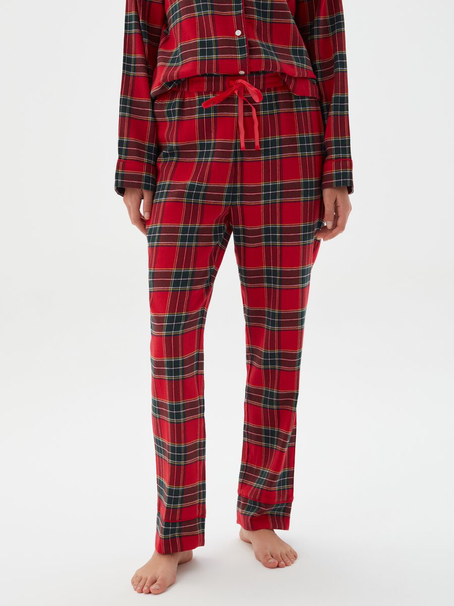 Pigiama in flanella fantasia tartan_3