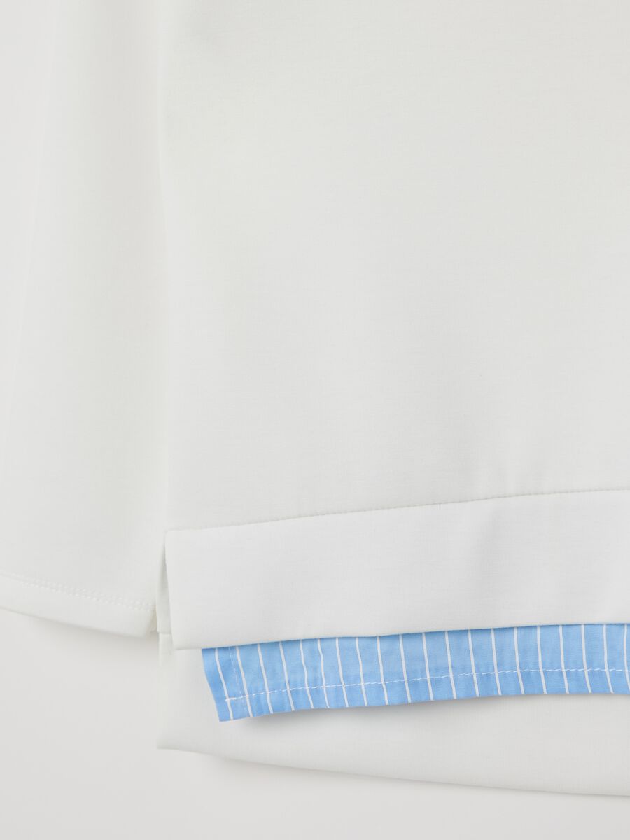 White top with layered-effect hem_5