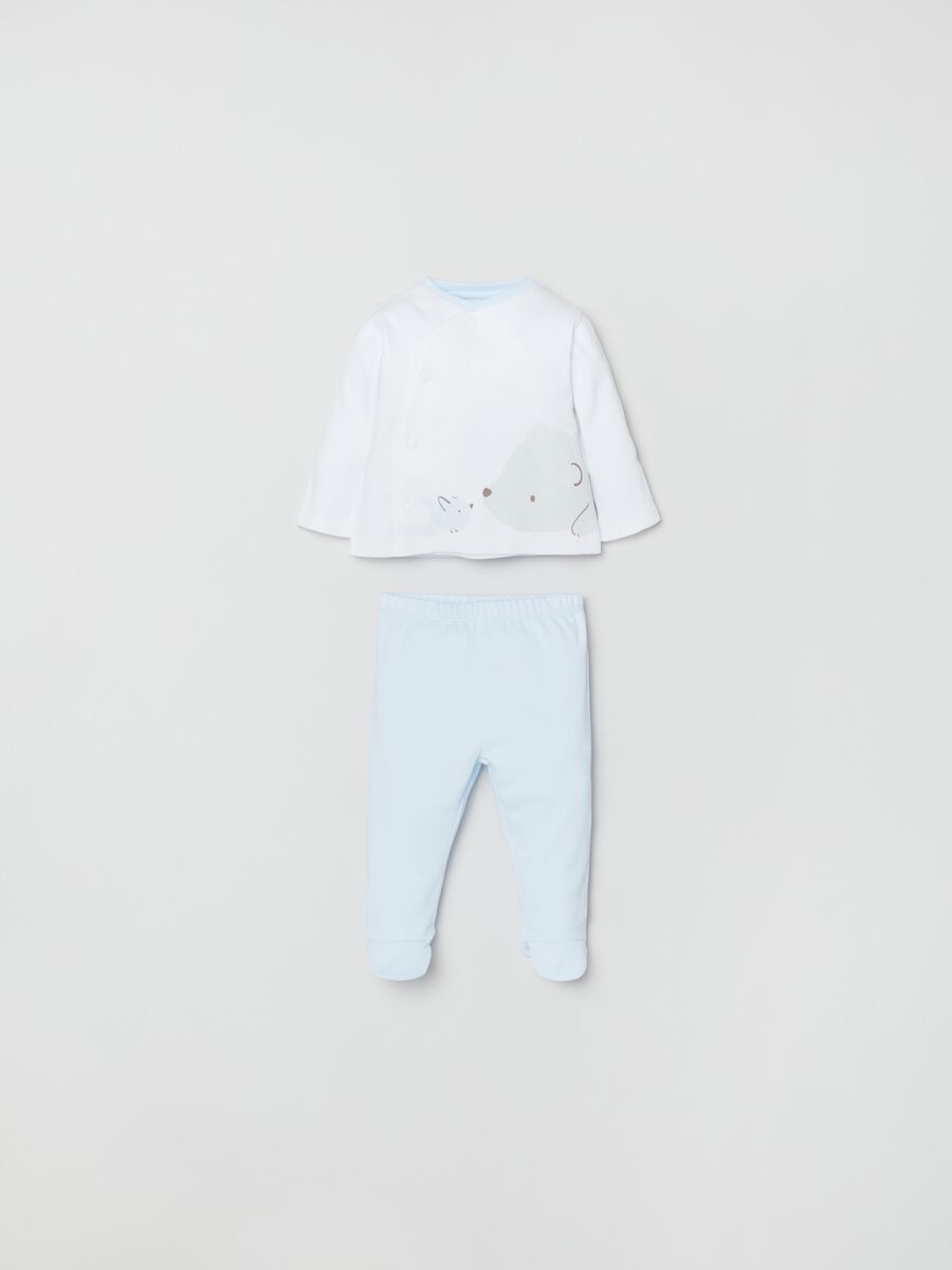 Set t-shirt con stampa e ghettine_0