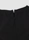 Black sleeveless stretch viscose dress with eyelets_1