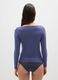 Long Sleeve Stretch Blue Top_2