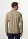 Grey long-sleeve stretch-cotton polo shirt, regular fit_3