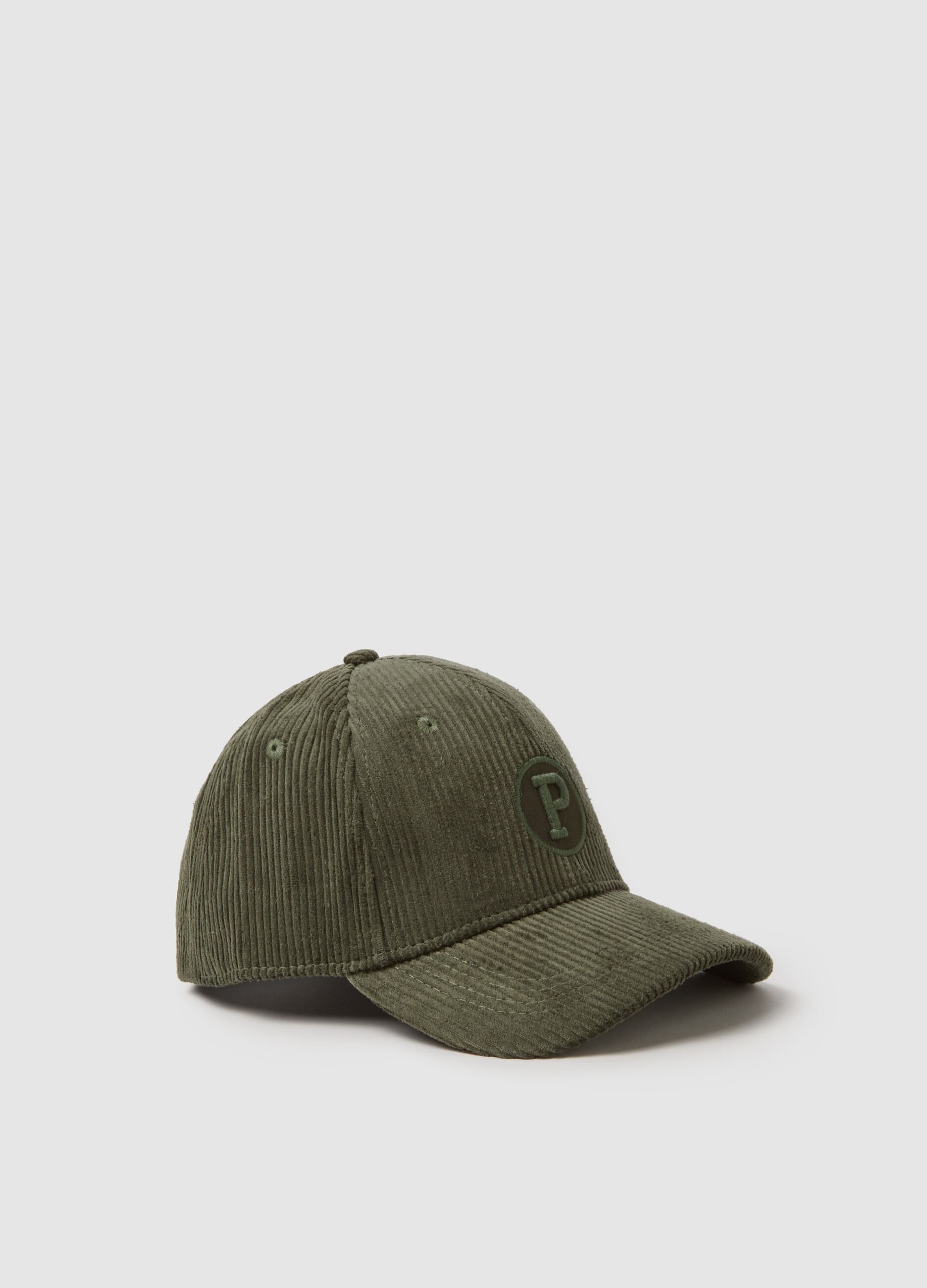 Green pure cotton baseball cap