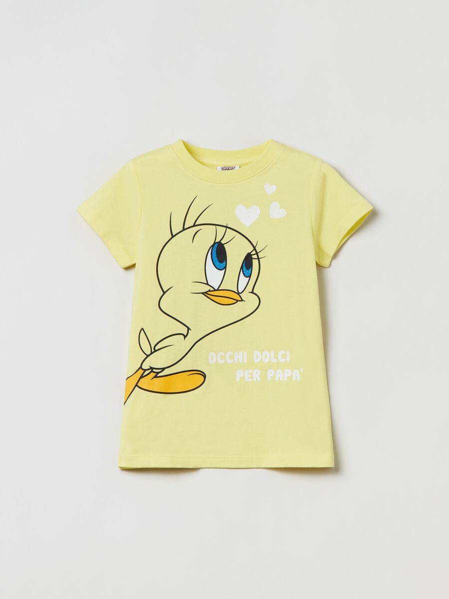T-shirt con stampa Looney Tunes Titti_0
