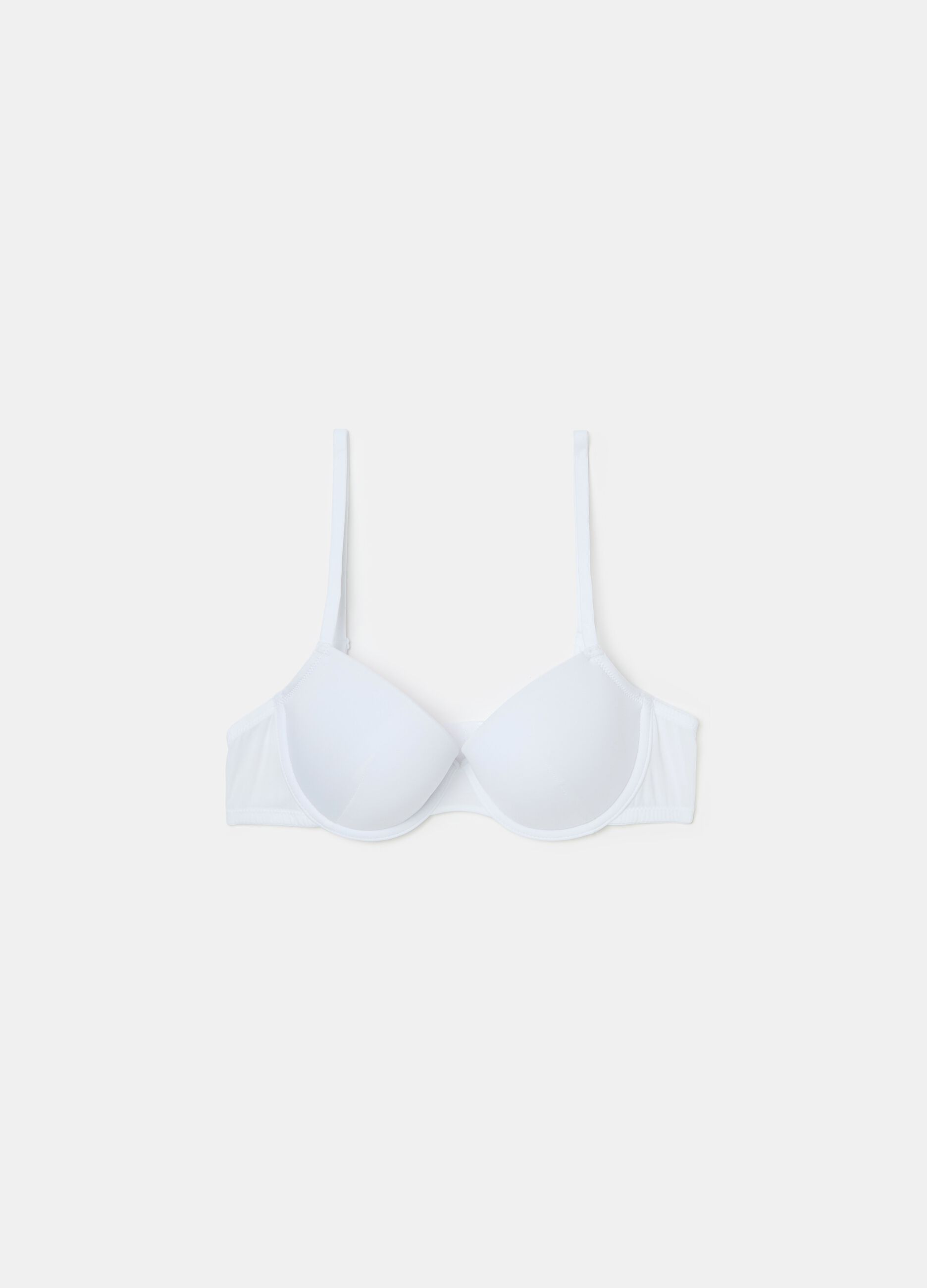 Reggiseno in microfibra con spalline regolabili