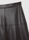 Long Brown Skirt with Side Pockets_5