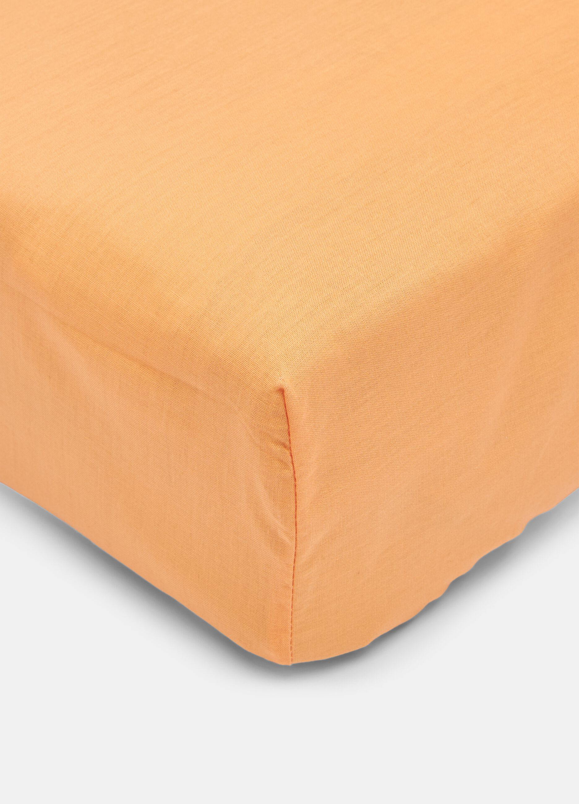 Fitted sheet for double bed in 100% cotton