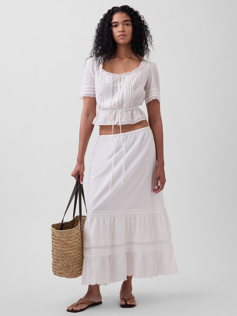 Pure cotton short-sleeve blouse_2