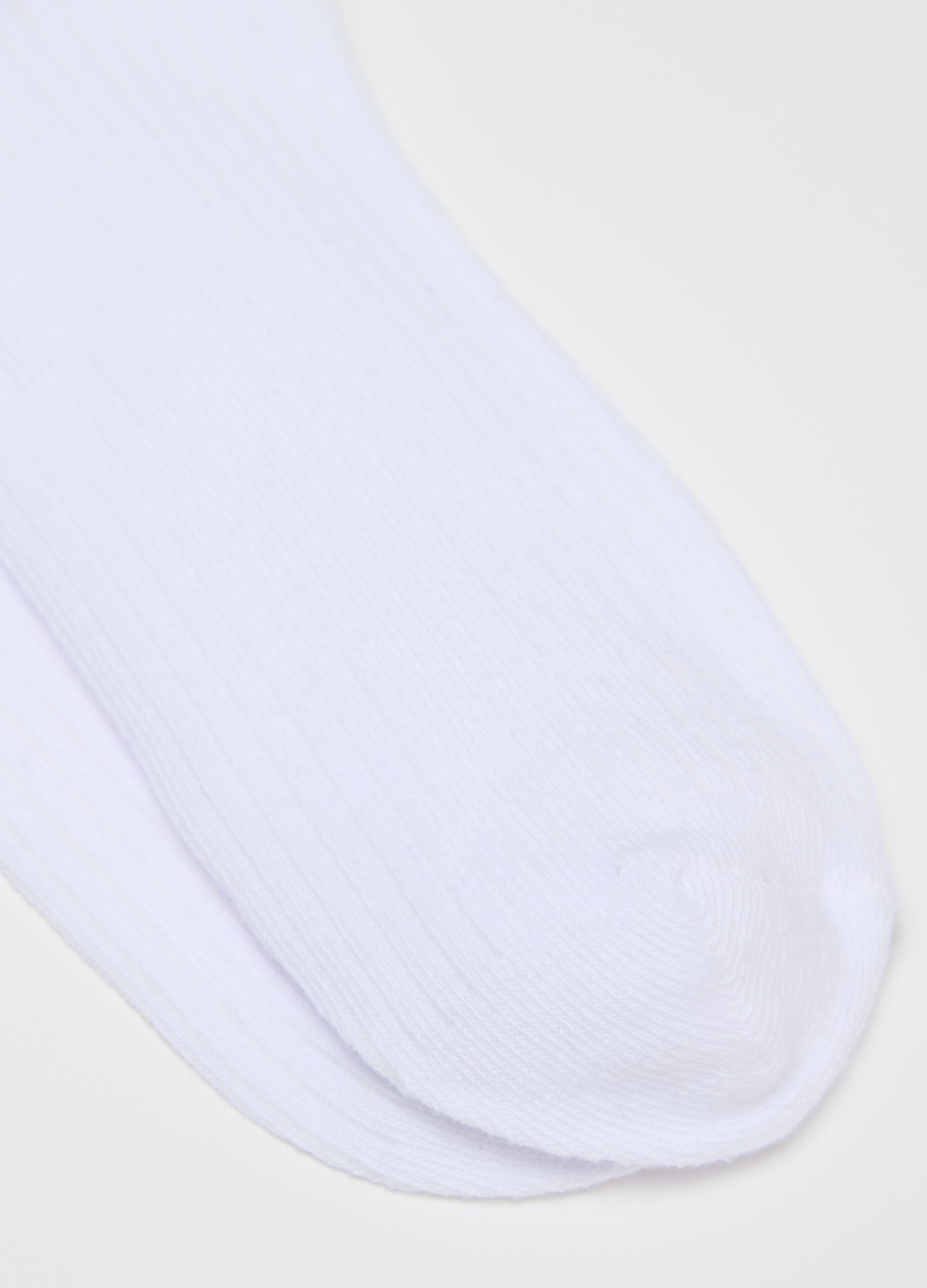 Socks with diamanté heart