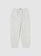 Grey children's jogger trousers in pure cotton comfort fit_0