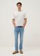 Blue Stretch Cotton Skinny Fit Jeans_0